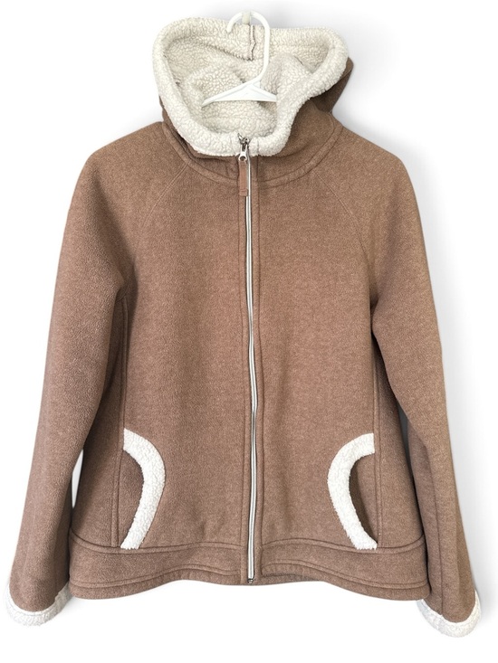 Telludride Clothing Co Jackets & Blazers - Telluride Clothing Co Women’s Medium Hooded Zip Jacket with Cream Sherpa Lining